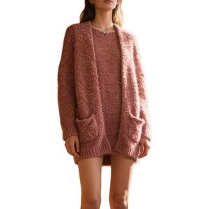 🎀Slouchy Eyelash Cardigan, Size Large